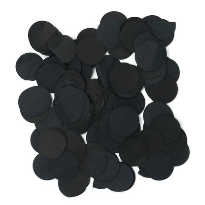 Confetti Black Balloon