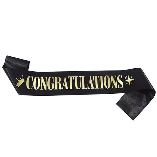 Congratulations Sash Black