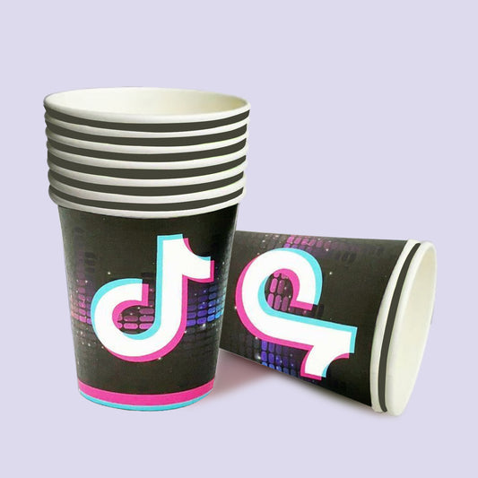 Tik Tok Theme Paper Cup