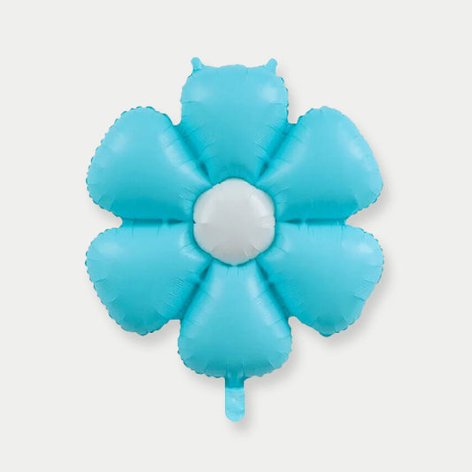Daisy Flower Candy Color Foil Balloon (Blue)