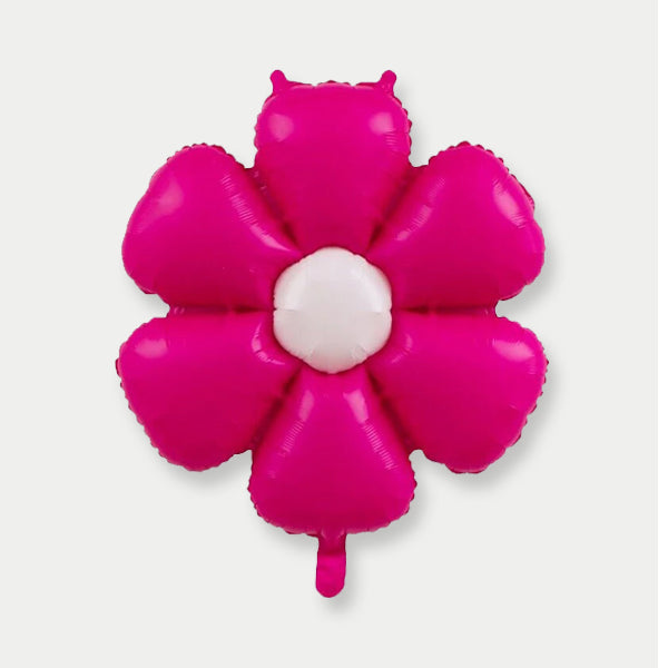 Daisy Flower Candy Color Foil Balloon (Pink)