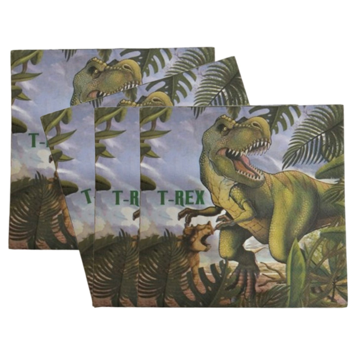 Dino Theme Paper Napkins