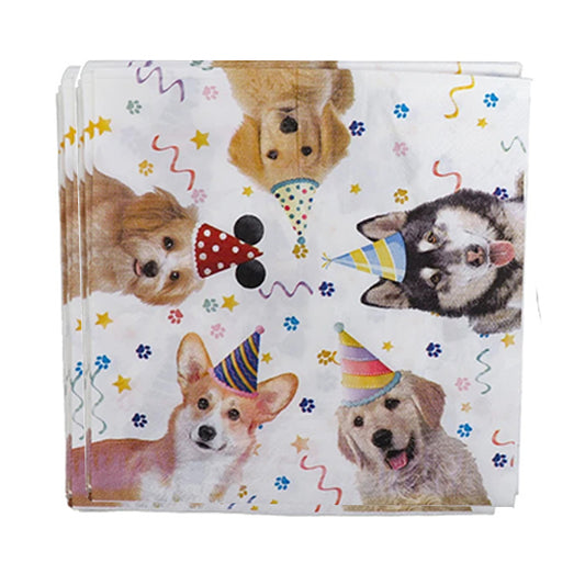 Dog Theme Paper Napkinns