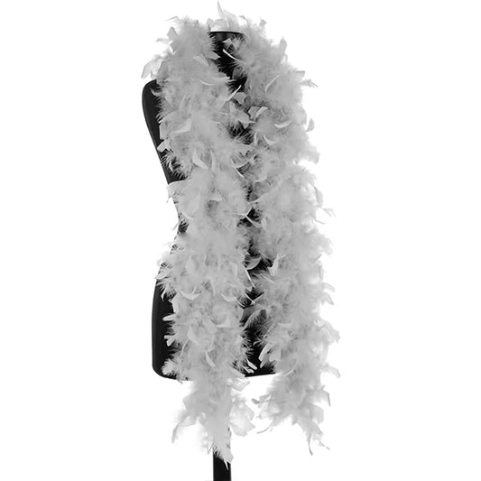 Gray Feather Boa