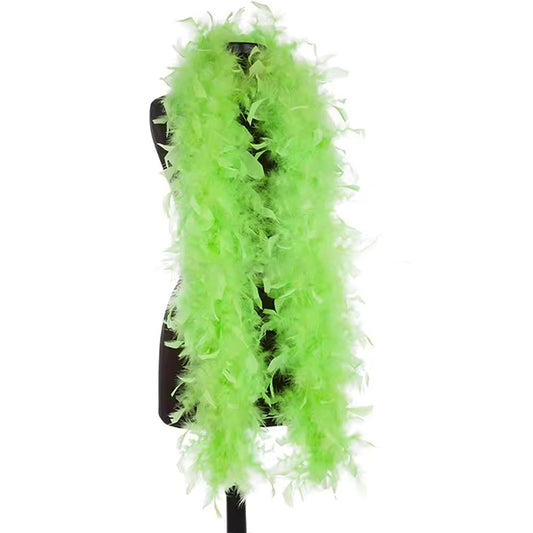 Lime Green Feather Boa