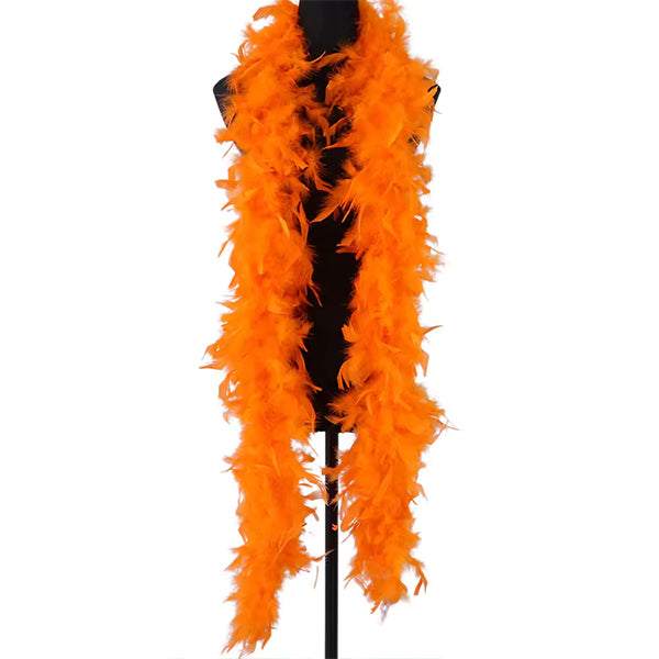 Orange Feather Boa