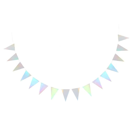 Iridescent Flag Bunting