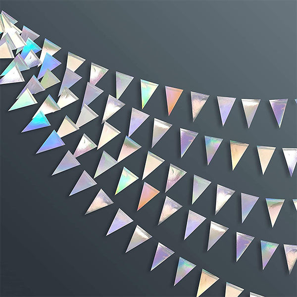 Iridescent Flag Bunting