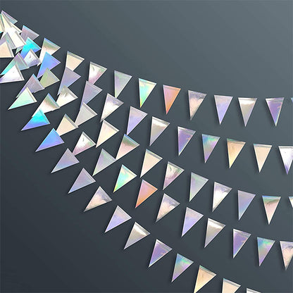 Iridescent Flag Bunting