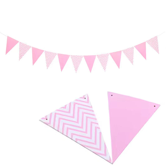 Flag Bunting Pink