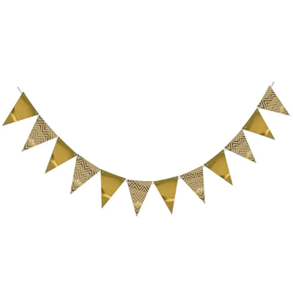 Flag Bunting Gold