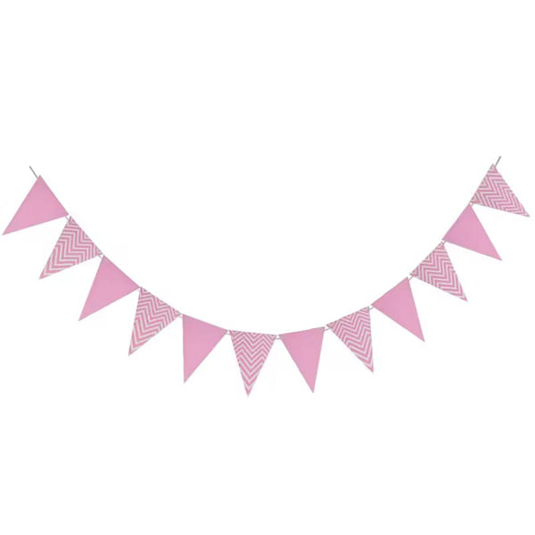 Flag Bunting Pink