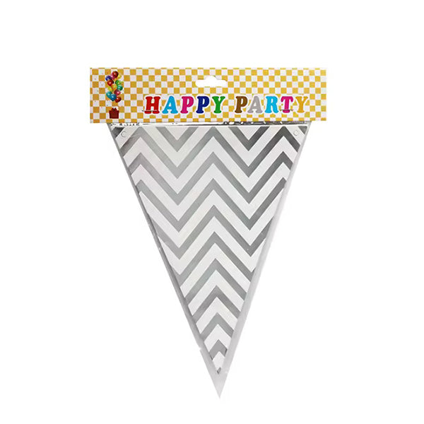 Flag Bunting Silver