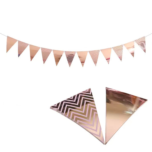 Flag Bunting Rose Gold