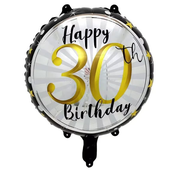 30th Birthday Foil Balloon