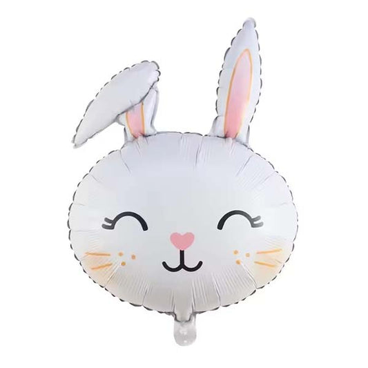 Easter Bunny Head Foil Balloon