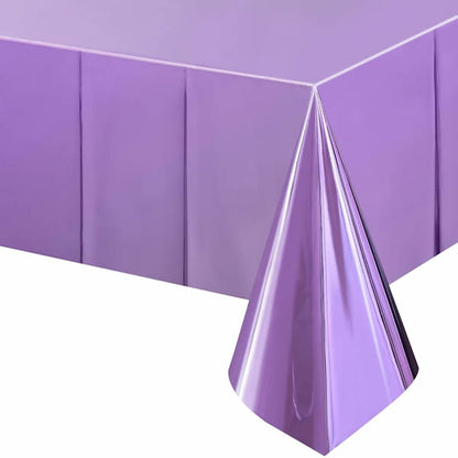 Light Purple Foil Metallic Tablecover