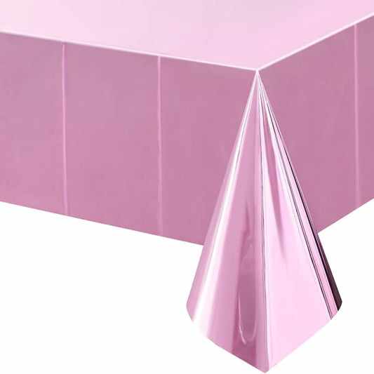 Light Pink Foil Metallic Tablecover