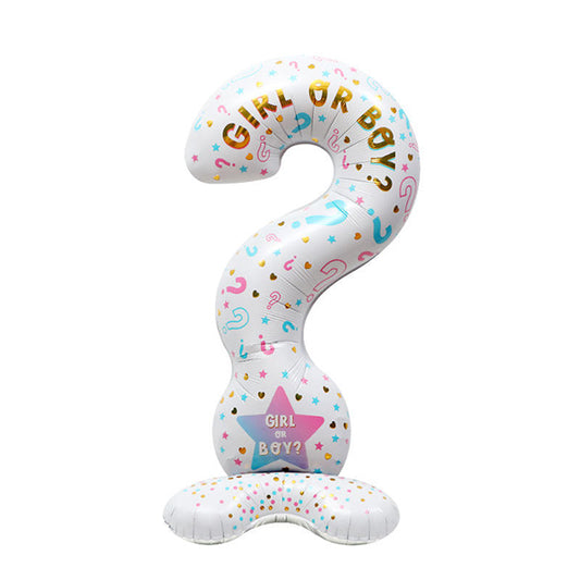 Gender Reveal Question Mark Foil Balloon