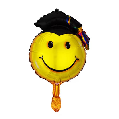 Graduation Face Foil Balloons