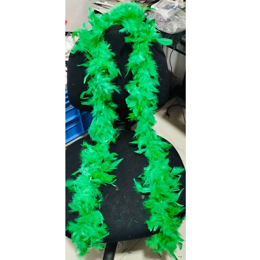 Green Feather Boa