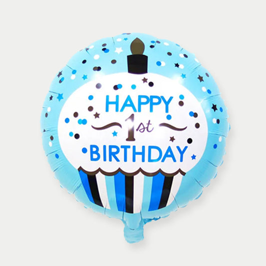 Happy 1 st Birthday (Blue)