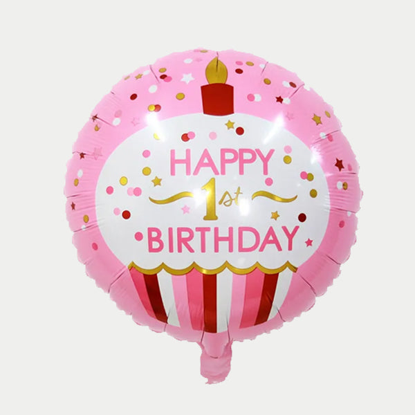 Happy 1st Birthday (Pink)