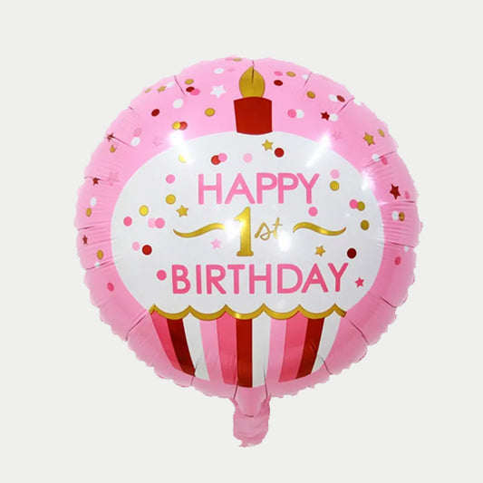 Happy 1st Birthday (Pink)