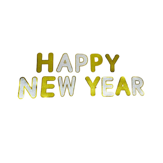 Happy New Year Letter Banner