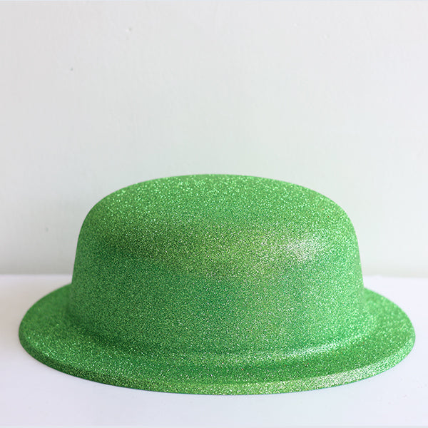 Green Glitter Top Hat
