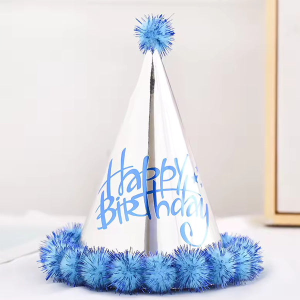 Happy Birthday Paper Blue Hats