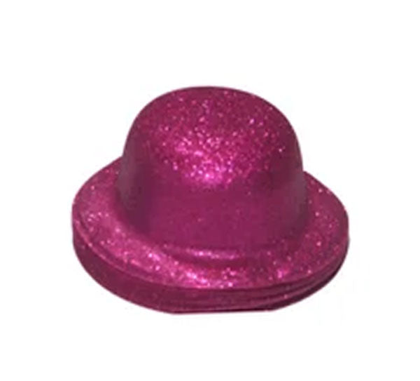 Hot Pink Glitter Top Hat