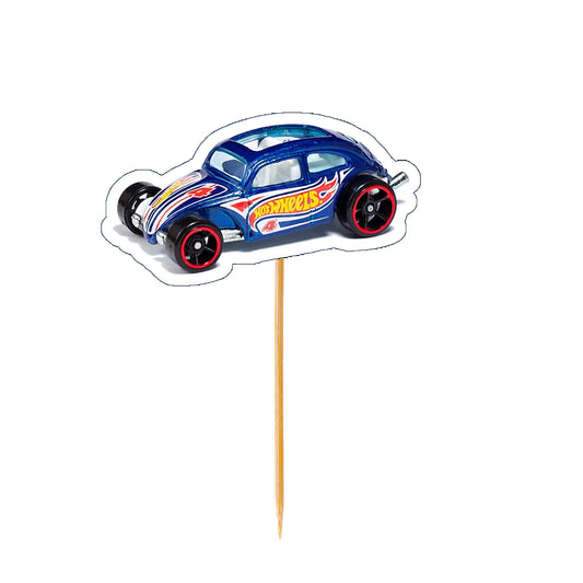 Hot Wheels Cup Cake Topper