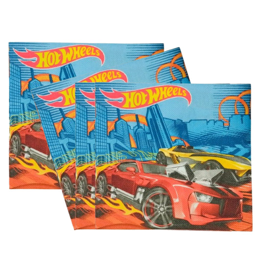 Hot Wheels Theme Napkin