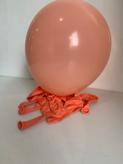 Pastel Peach Balloons