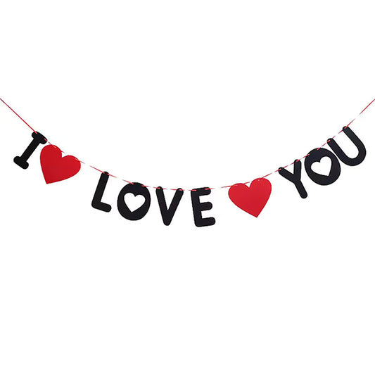 I love you bunting
