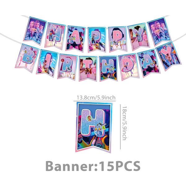 KPOP Demon Hunters Letter Banner