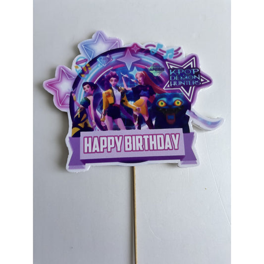 KPOP Demon Hunters Cake Topper