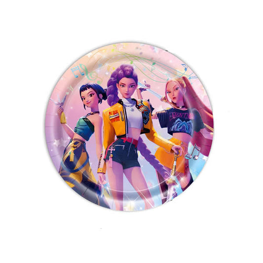 KPOP Demon Hunters Paper Plates