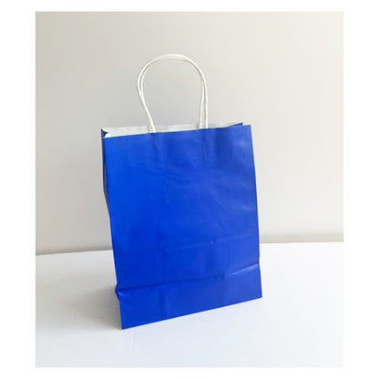 Deep Blue Kraft Paper Bag Medium
