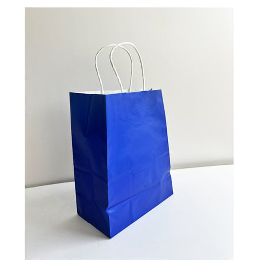 Deep Blue Kraft Paper Bag Medium