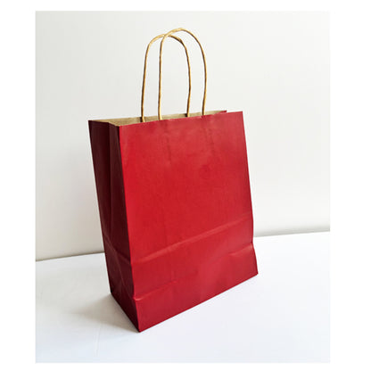 Dark Red Kraft Paper Bag Medium