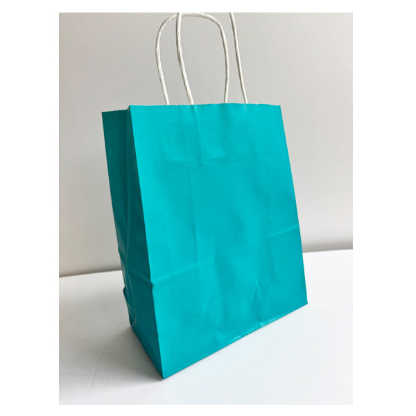 Teal Kraft Paper Bag Medium