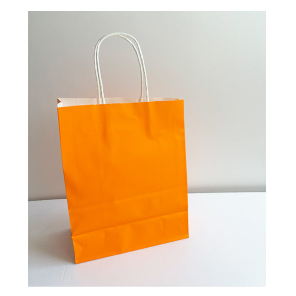 Orange Kraft Paper Bag Medium