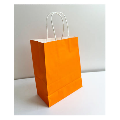 Orange Kraft Paper Bag Medium