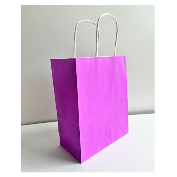 Purple Kraft Paper Bag Medium