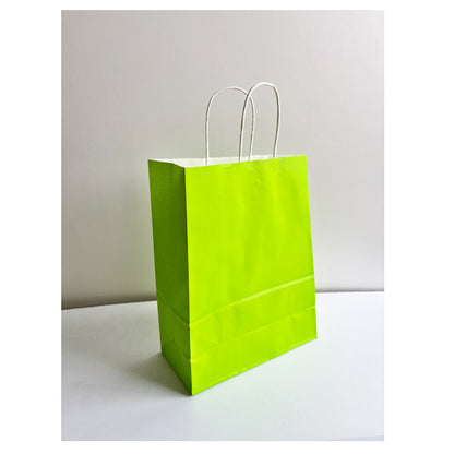 Light Green Kraft Paper Bag Large