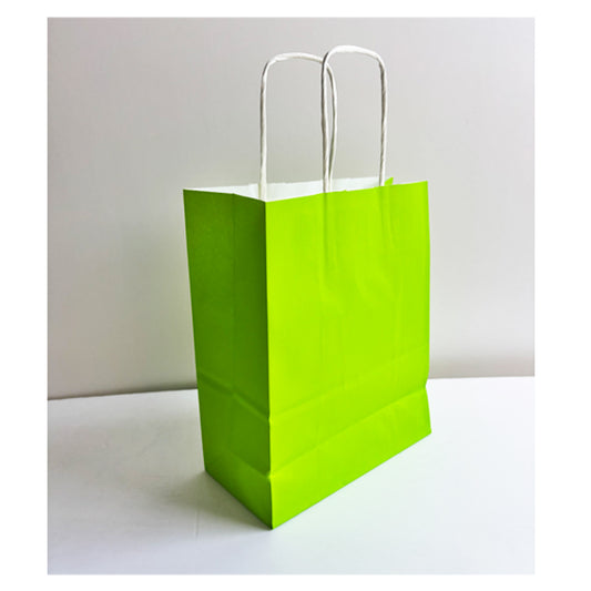Light Green Kraft Paper Bag Medium