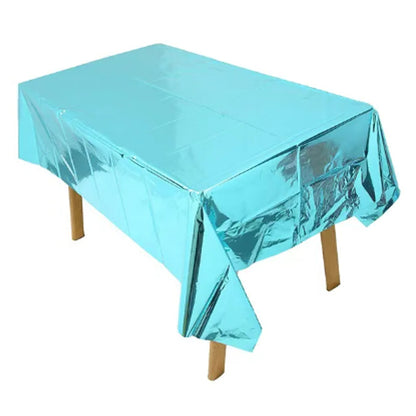 Metallic Plastic Table Covers