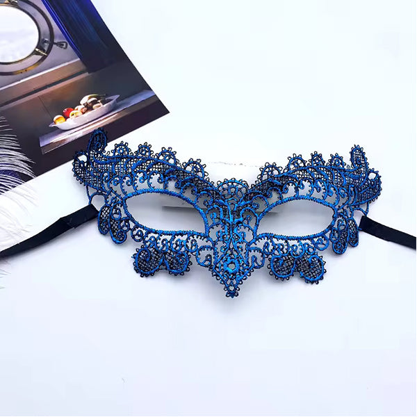 Lace Mask Blue